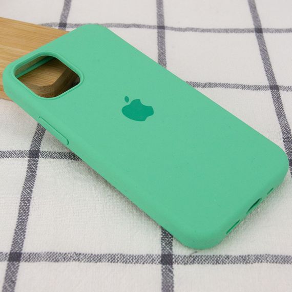 Чохол Silicone Case Full Protective (AA) для Apple iPhone 14 Pro Max (6.7") Зелений/Spearmint | Зображення 1