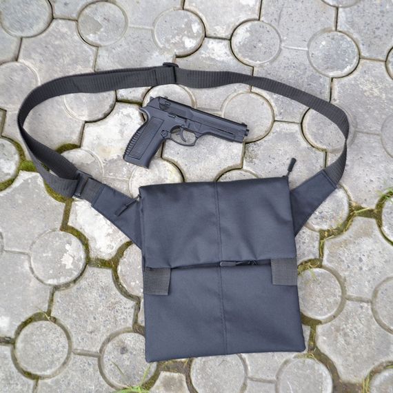 Набір: Сумка з кобурою + ліхтар тактичний POLICE BL-X71-P50 LK-69 | Зображення 3