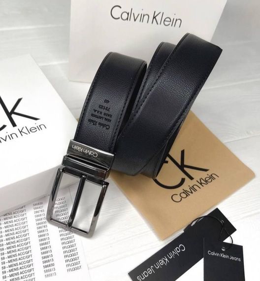 Чоловічий шкіряний  ремінь Calvin Klein | Зображення 3