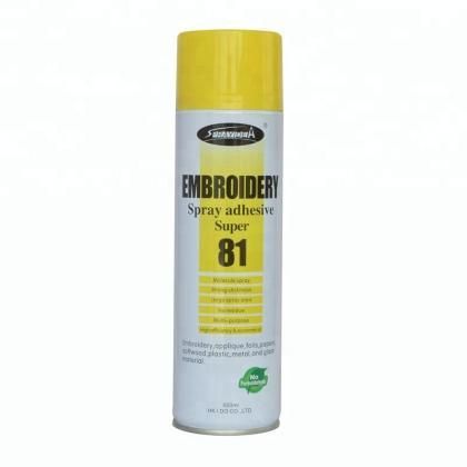 Клей - спрей Embroidery Spray Adhesive Super 81 для тимчасової фіксації деталей під час шиття та вишивки 550 мл