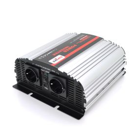 Инвертор напряжения Carspa-1200-242 1200Вт, 12/220V, approximated, 2Shuko, USB