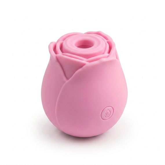 Клиторальный вакуумный вибратор для стимуляции Red Rose аккумуляторный Розовый