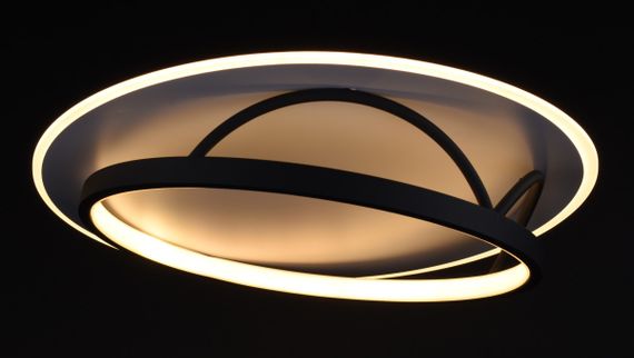 Люстра світлодіодна стельова LED світильник для квартири на стелю лед 27542 Білий 9х47х47 см. | Зображення 1