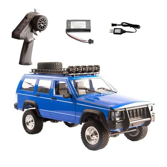 Машинка на радіокеруванні MN78 Cherokee 1/12 RTR 4WD MN Model (blue) | Зображення 3