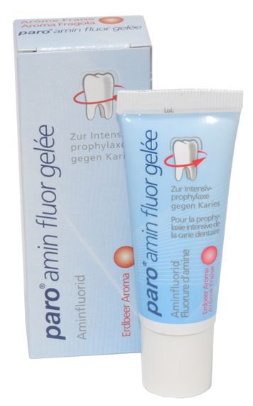 Гель paro® AMIN FLUOR GEL з амінофторидом 1.25%, для інтенсивної профілактики карієсу, 25 г