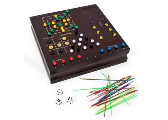 Набор из 10 классических игр (в деревянной коробке) | Зображення 7