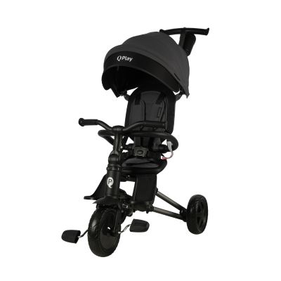 Детский велосипед QPlay Nova складаний триколісний Ultimate Black (S700-16NovaEvaUB)