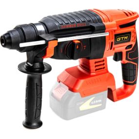 Перфоратор GTM RHC18/26BL, 18В, 2,5Дж, 0-1000об/мин, (без АКБ и ЗУ) (RHC18/26BL_BARE TOOL)