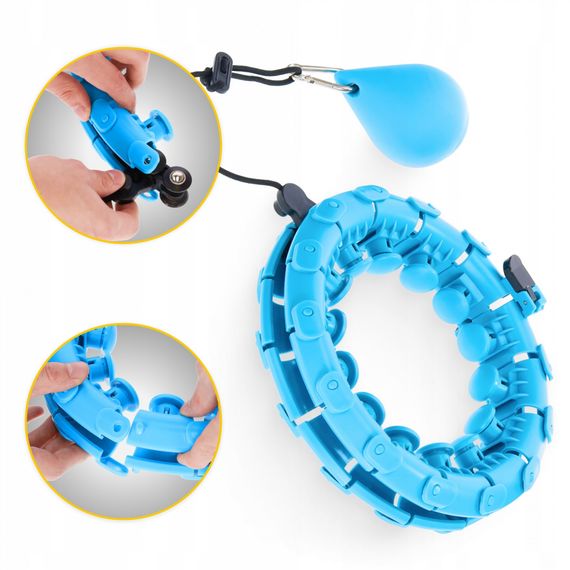 Обруч (хулахуп) масажний 4FIZJO з обтяженням 4FJ0649 (P-5907739316837) | Зображення 7