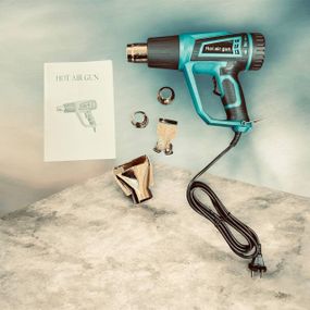 Фен промышленный Hot Air Gun 1600W 4 насадки X512