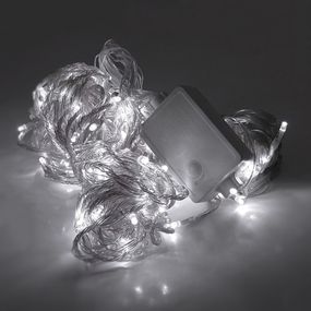 Гирлянды 330LED Водопад (White), 8 режимов, 3x2м етра, прозрачная изоляция