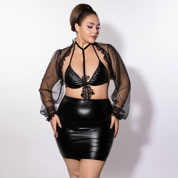 Плаття JSY P61159 Black Plus Size Sex Aura | Зображення 1