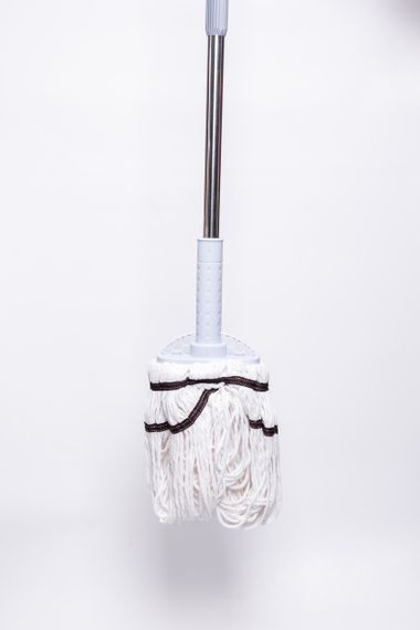 Швабра з класичною круглою насадкою для вологого прибирання підлоги, підходить для плитки, ламінату HP-35015-15 | Зображення 2