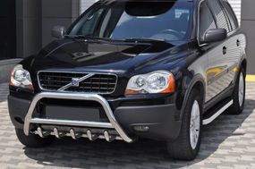 Кенгурятник WT003 (нерж.) для Volvo XC90 2002-2016 гг