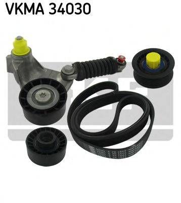Комплект ременів поліклинових (Вир-во SKF) SKF VKMA34030 на FORD MONDEO Mk III универсал (BWY)
