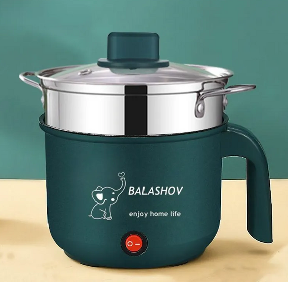 Пароварка Rice Cooker Скороварка – рисоварка электрическая паровая многофункциональная кастрюля | Зображення 3
