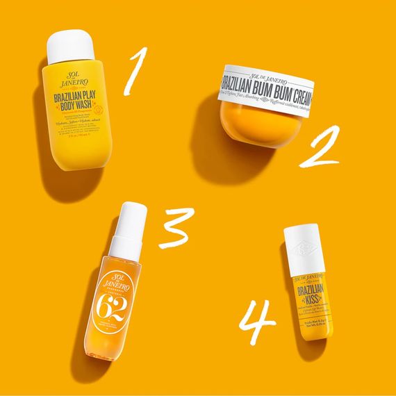 Подарунковий набір Sol de Janeiro Smooth & Glow (body wash, cream, mist, lip butter) | Зображення 2