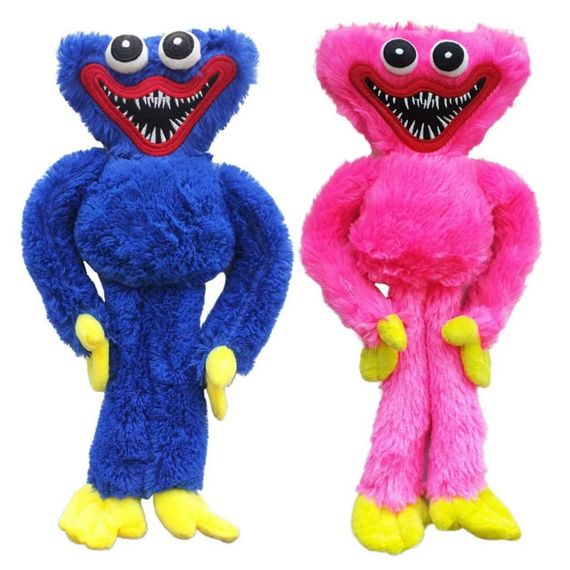 Мягкая игрушка Хаги Ваги 37 см, с липучками на руках, Синяя / Монстрик обнимашка для детей | Зображення 2