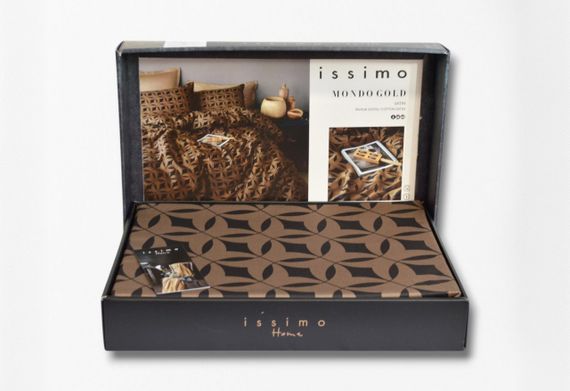 Комплект постільної білизни Issimo Coton Satin 200х220 см Mondo Gold | Зображення 5