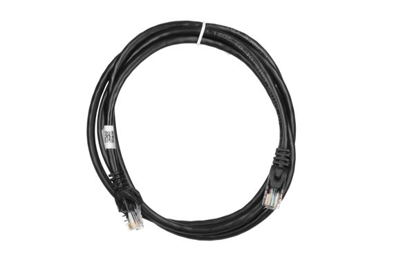 Патч-корд 2E Cat 6,UTP,RJ45, 26AWG ,7/0.16 Cu, 1.50 m, PVC,Black (2E-PC6COP-150BK) | Зображення 1