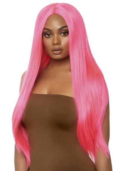 Парик Leg Avenue 33″ Long straight center part wig neon pink Sex Aura