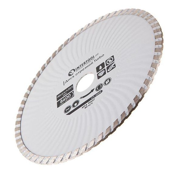 Диск відрізний Turbo, алмазний INTERTOOL CT-20041 | Зображення 2