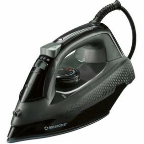 Утюг серебристый Crest SDBG 2200 A1, черный/серый (UA-01)