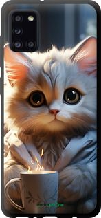 Чохол на Samsung Galaxy A31 A315F Білий кіт "5646b-1908-2448"