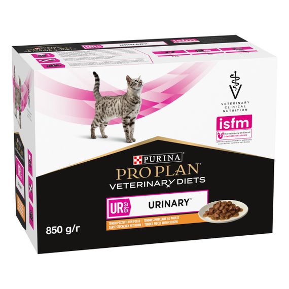 Влажный корм для кошек с мочекаменной болезнью Purina Veterinary Diets UR Urinary 85 гр х 10 шт | Зображення 1