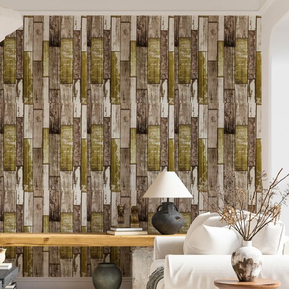 Самоклеюча декоративна 3D панель сіро-коричневе 700x700x4мм (378) SW-00000883 | Зображення 4