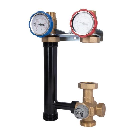 Насосная группа Icma №R004 1 1/2"x1" подключение слева, без насоса 93R004AFS5505SC | Зображення 3