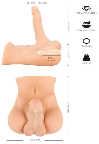 Торс DELUX MAN Sex Aura | Зображення 8