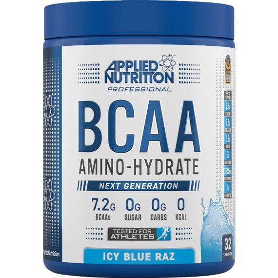 Амінокислота BCAA для спорту Applied Nutrition Bcaa Amino Hydrate 450 g /32 servings/ Icy Blue Raz