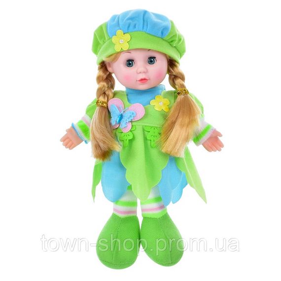 Детская Кукла LY3011(Green) мягконабивная 28 см, зеленая