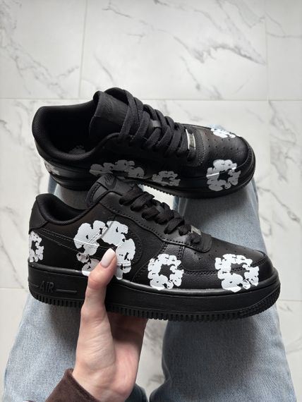 Кроссовки  Air Force x Denim Tears CUSTOM / аир форсе  весна / лето / осень 0156 | Зображення 9