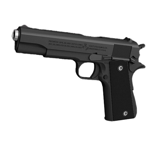 Дитячий пневматичний пістолет Colt M1911A-1, на пластикових кульках (6903317759385)