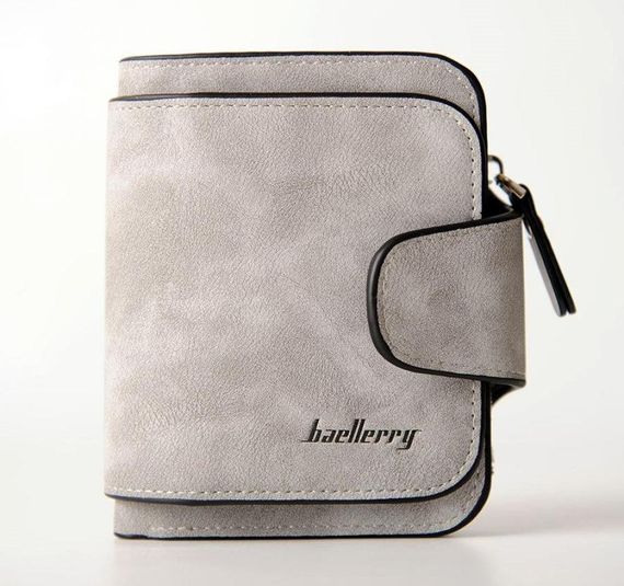 Жіночий замшевий гаманець, Baellerry Forever mini Кнопки, Спірій | Зображення 3