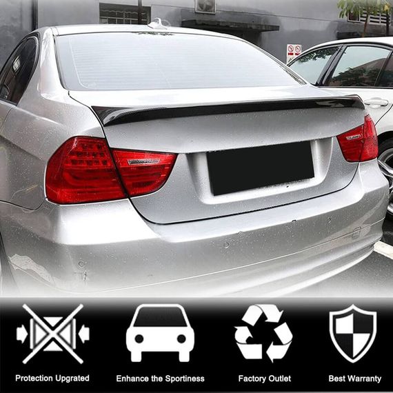 Спойлер P-Style (для E90, Карбон) для BMW 3 серія E-90/91/92/93 2005-2011 рр | Зображення 1