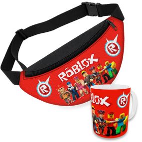 Детский набор Roblox сумка-бананка + керамическая кружка с принтом (5674)