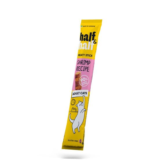 Лакомство для котов с креветкой Half & Half, 5 гр