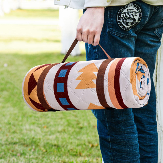 Компактна підстилка-килимок для пляжу, Туристичний килимок із захистом від вологи | Зображення 5