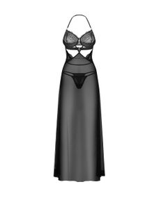 Прозрачная ночная сорочка с кружевом Iliosa + стринги (S/M) sexstyle