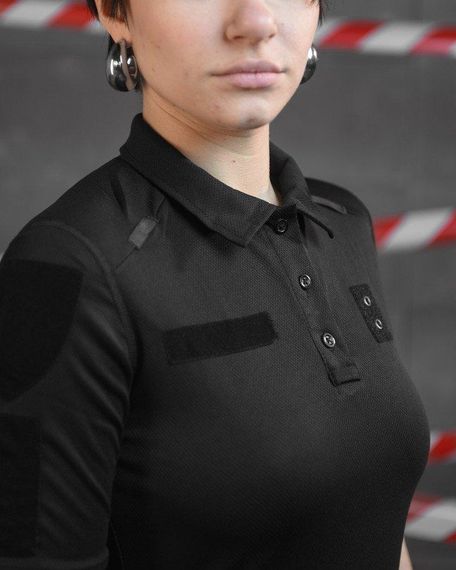 Женское поло black НП4951 | Зображення 6
