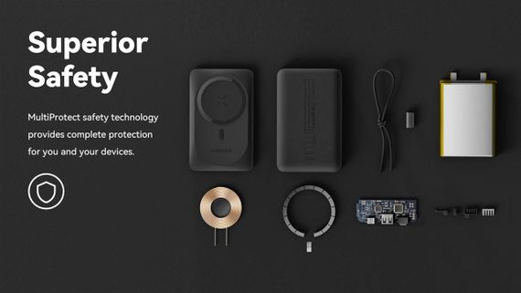 Зовнішній акумулятор Power Bank VEGER MagOn 10000MAH (W1151) | Зображення 6