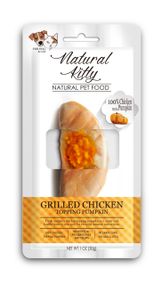 Ласощі для котів з куркою Natural Kitty Original Series Grilled Chicken Topping Pumpkin, 30 гр