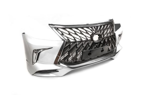Передний бампер для 2008-2015 в стиле рестайлинга (под покраску) для Lexus LX570 / 450d | Зображення 5