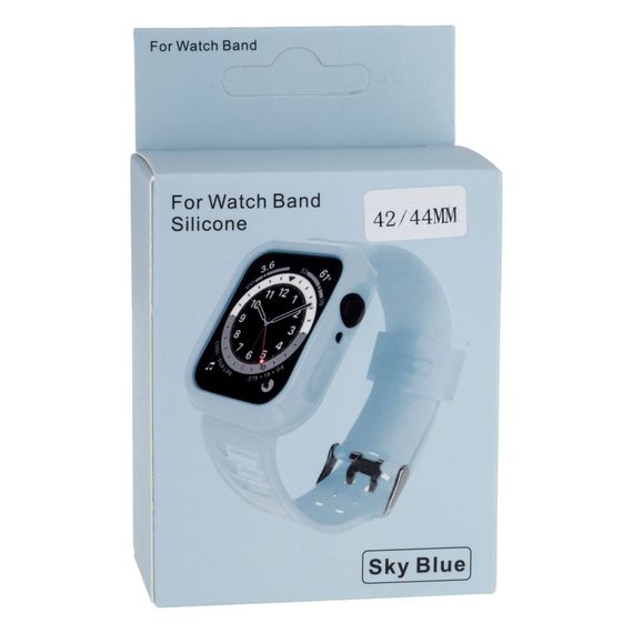 Ремешок для Apple Watch Band Silicone Shine + Protect Case 44mm | Зображення 2