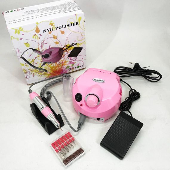 Фрезер DM-11-1 для манікюру та педикюру, потужний манікюрний фрезер, ручка фрезер. Колір: рожевий | Зображення 3