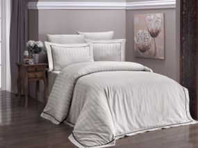 Постільна білизна First Choice Deluxe Satin 160 х 220 см Novel Line Sand