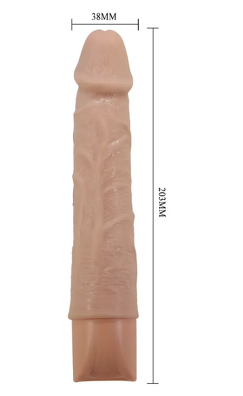 Перезаряджуваний реалістичний вібратор Pretty Love - Leander Realistic Vibrating Dildo Sex Aura | Зображення 4